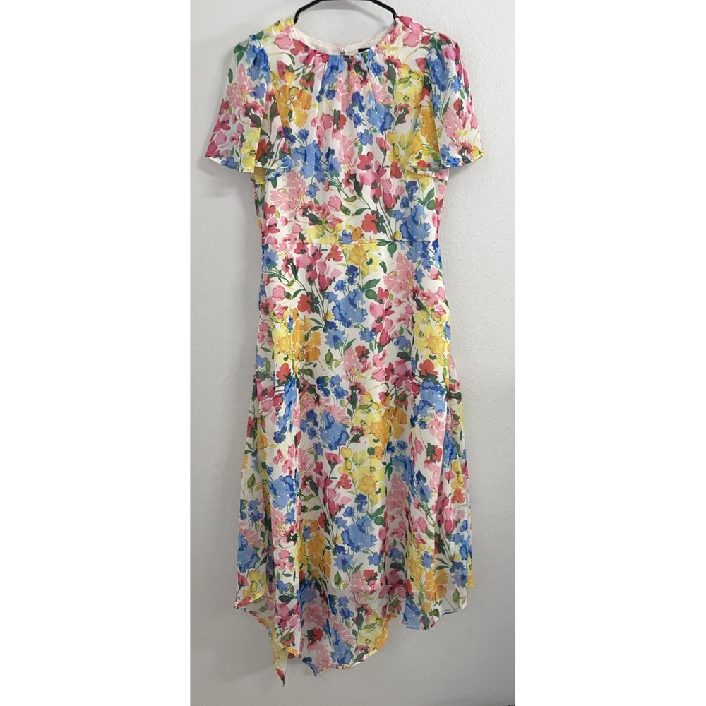 ADOR Floral Bloom Flowy Chiffon Maxi Dress Size Medium‎